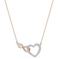 Collana Swarovski Donna swa infinity in Lega metallica Cristallo 5518865 - 5518865